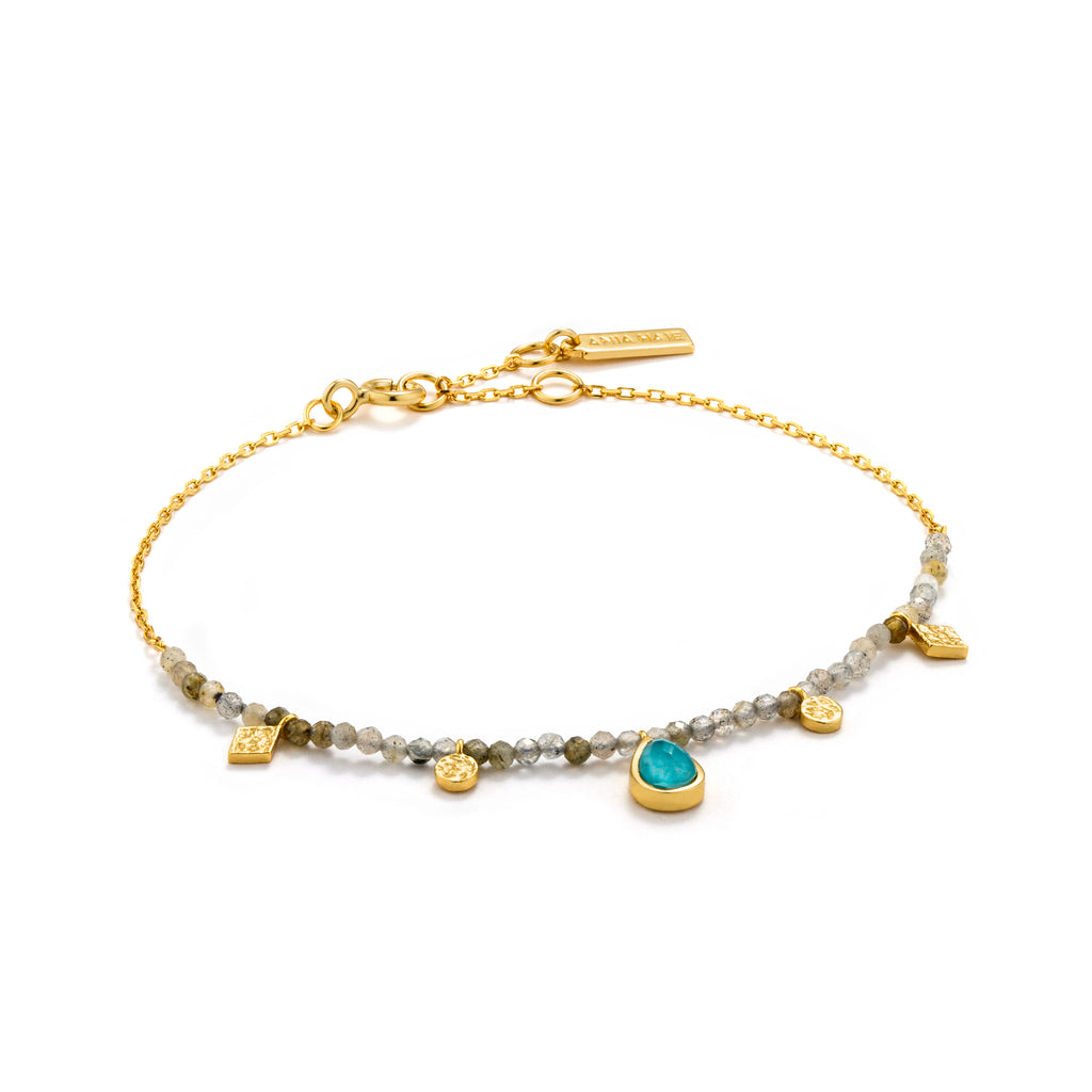 turquoise labradorite bracelet