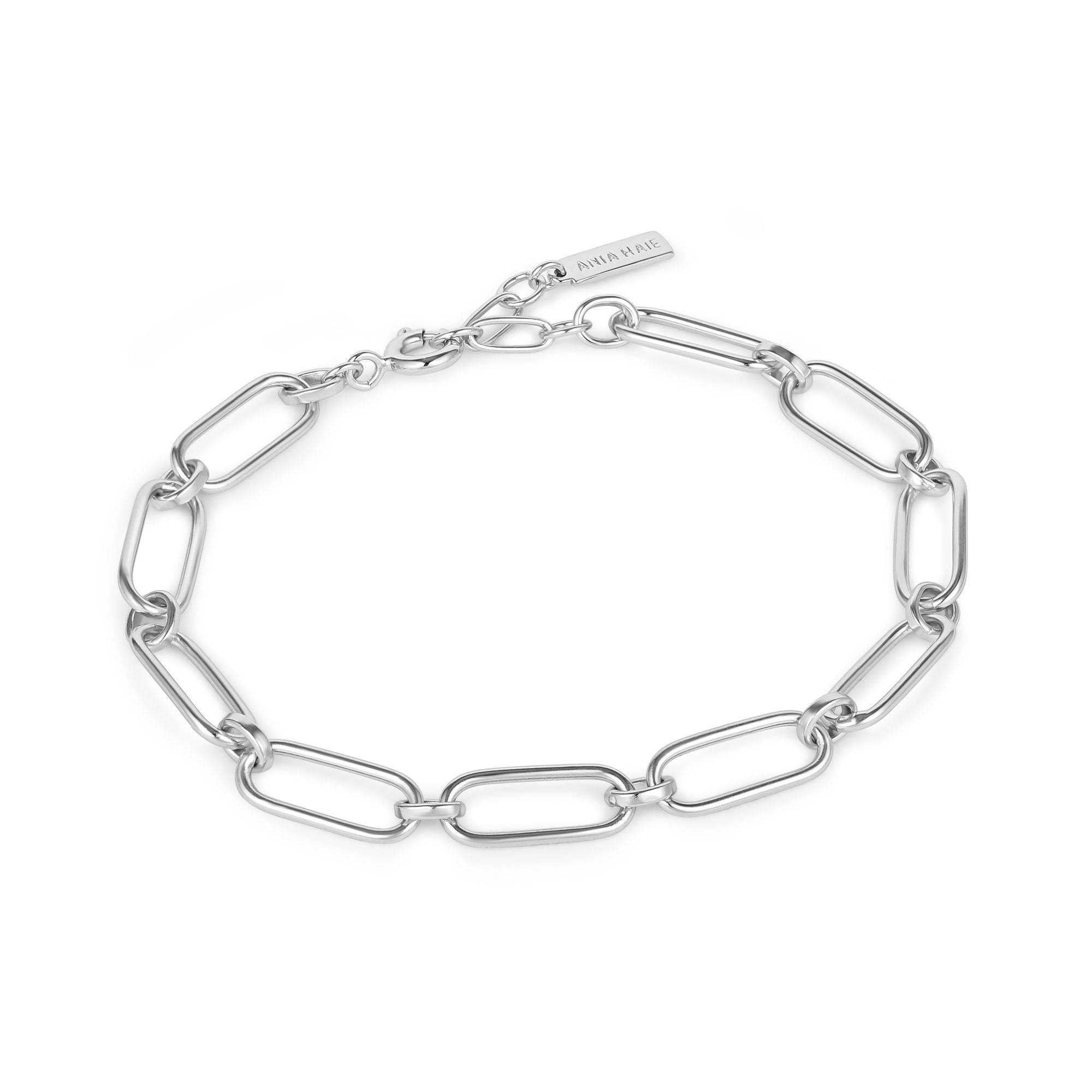 Silver Cable Connect Chunky Chain Bracelet Silver Cable Connect Chunky Chain Bracelet