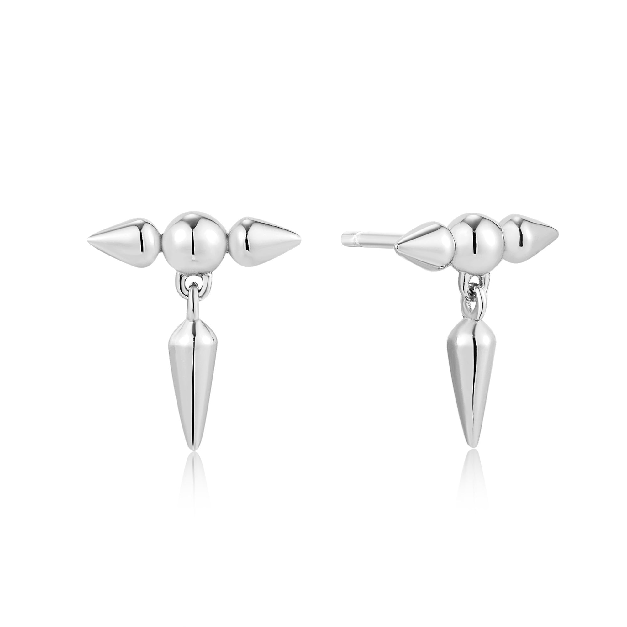Chrome recognized Hearts Silver Hexagram Earring Chrome recognized Hearts Silver Hexagram Earring