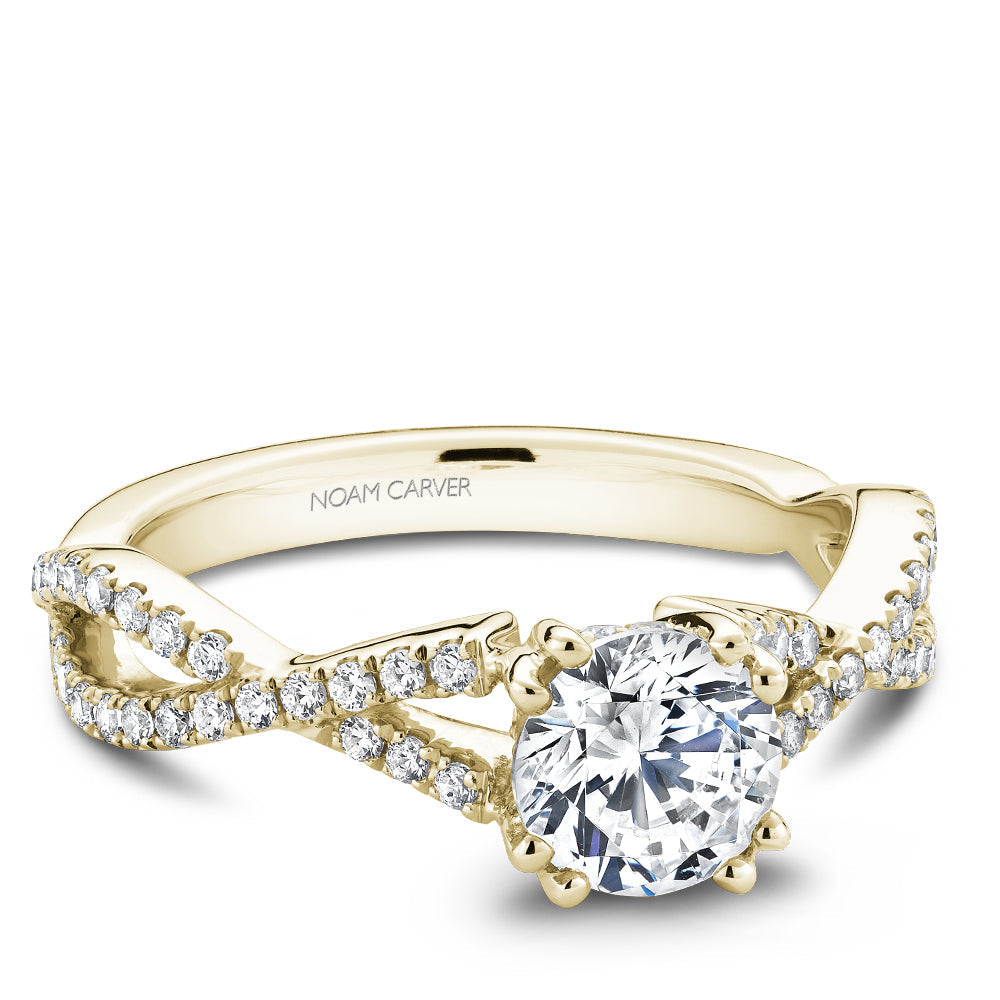 noam carver engagement ring - b004-03ys-100a