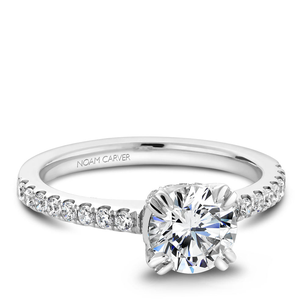 noam carver engagement ring - b009-01ws-100a