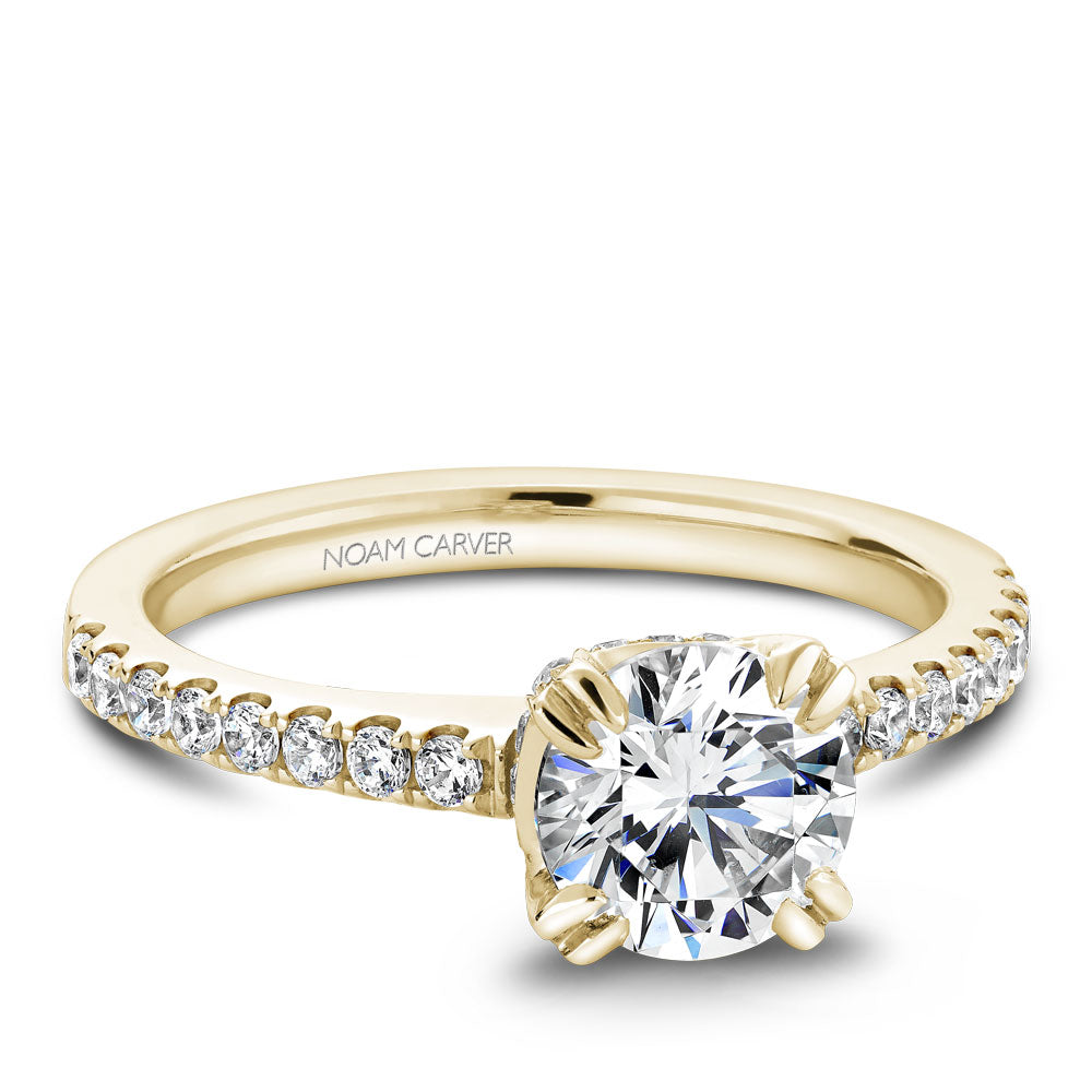 noam carver engagement ring - b009-01ys-100a