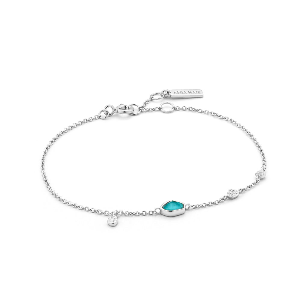 turquoise discs bracelet