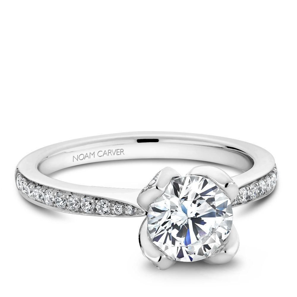 noam carver engagement ring - b019-01ws-100a