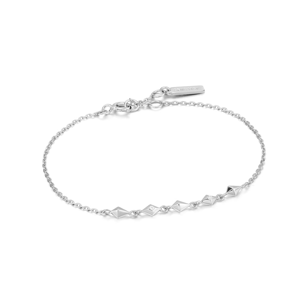 silver spike bracelet