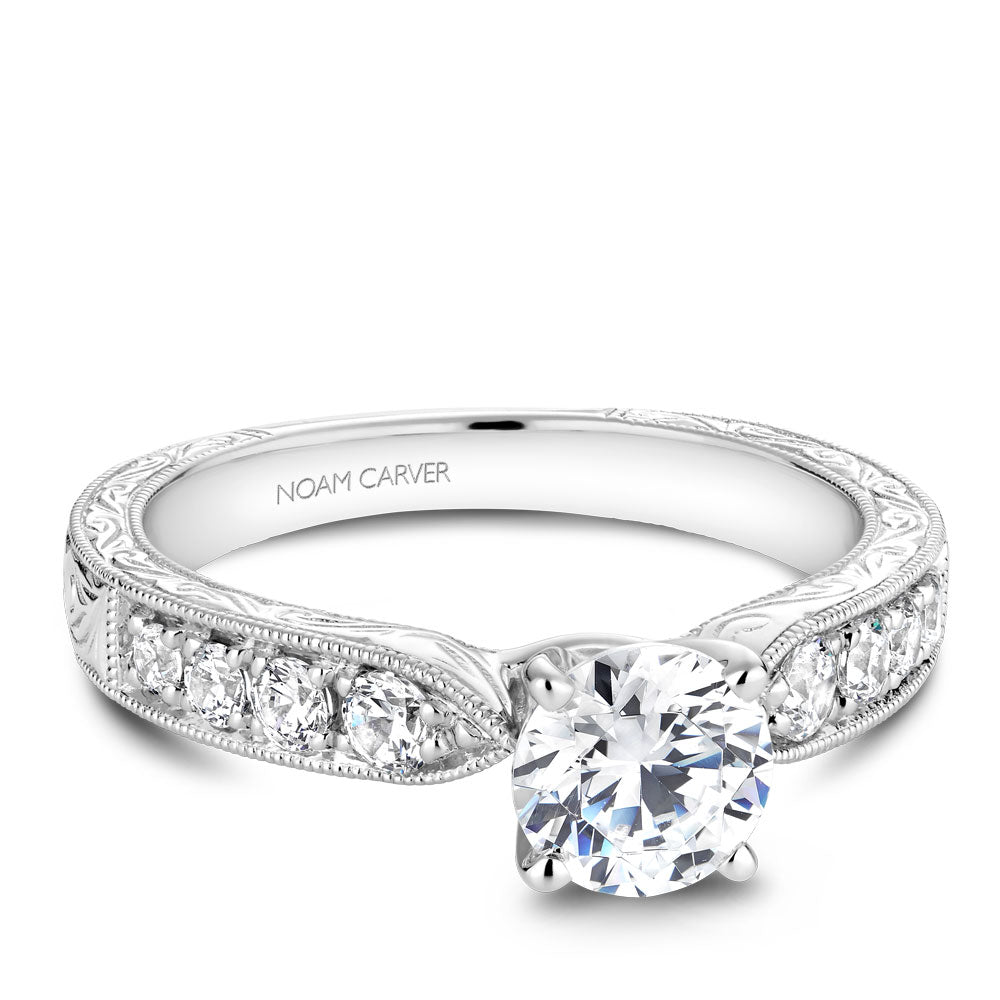 noam carver engagement ring - b052-01ws-100a