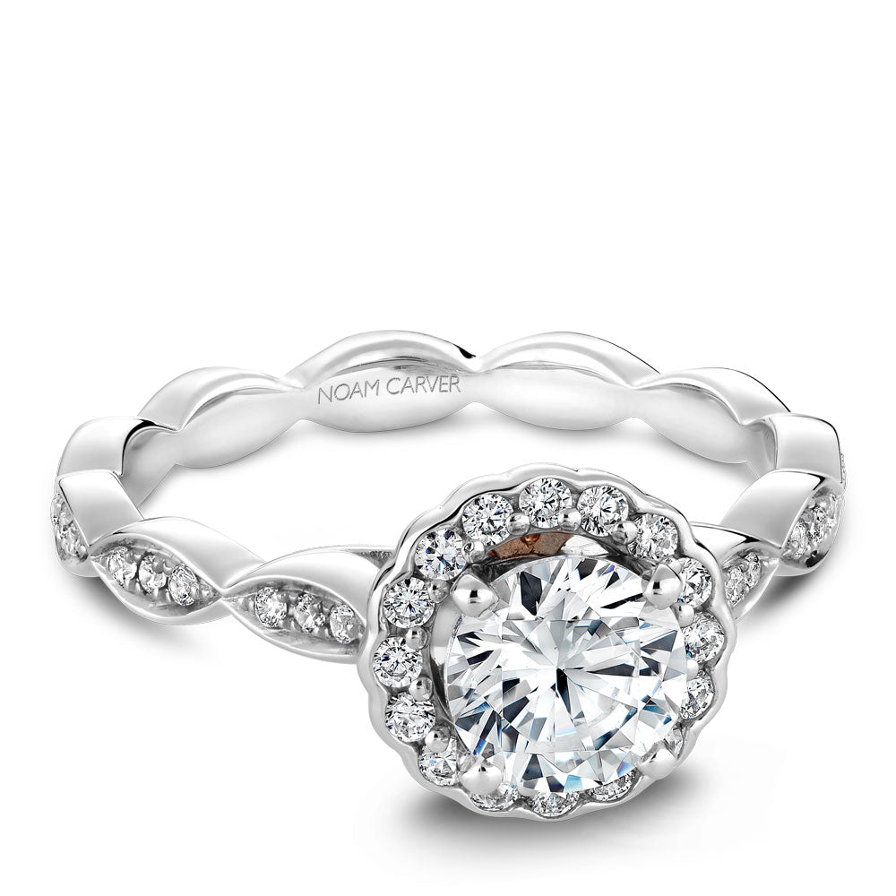 noam carver engagement ring - b085-01ws-100a