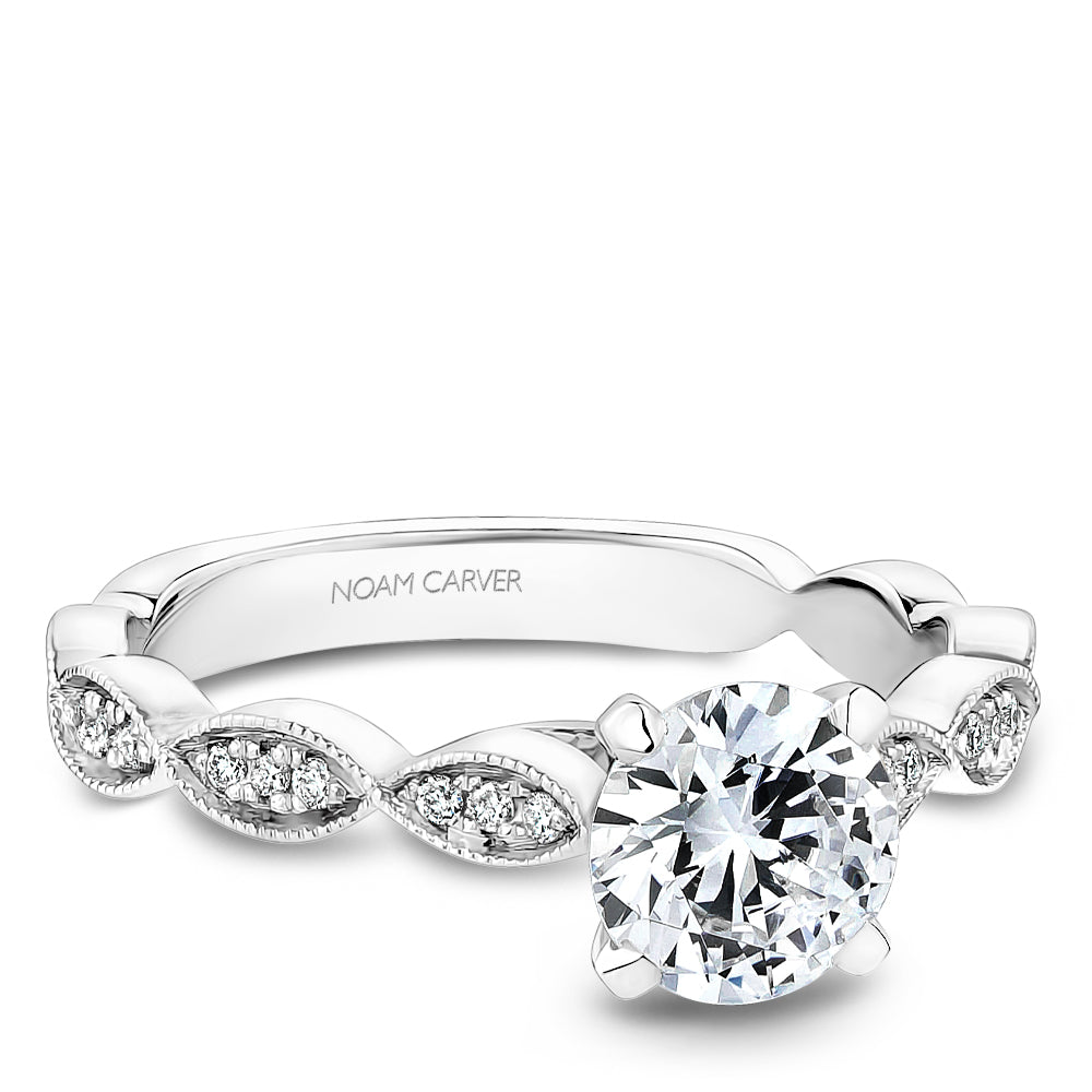 noam carver engagement ring - b513-01ws-100a