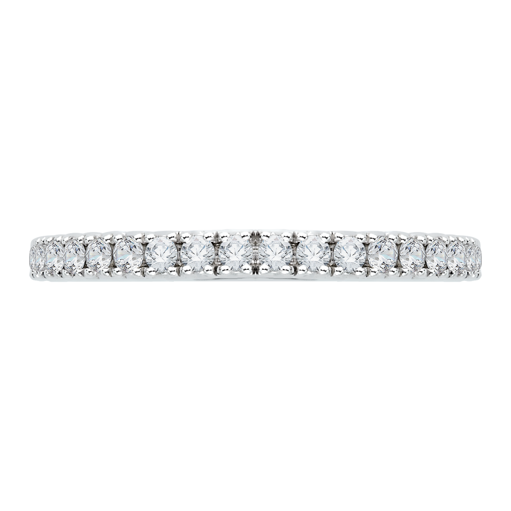 CA0069B-37W Bridal Jewelry Carizza White Gold Diamond Wedding Bands