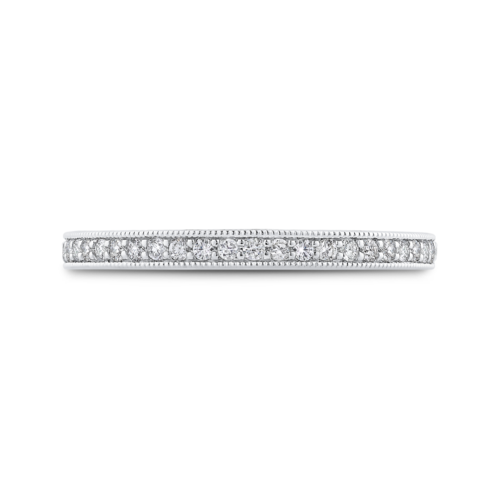 CA0470BH-37W-1.50 Bridal Jewelry Carizza White Gold Diamond Wedding Bands