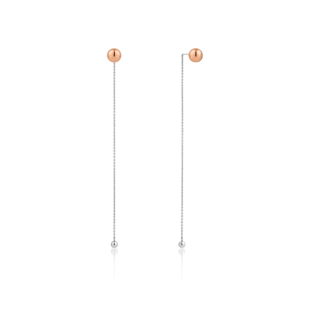 orbit drop earrings