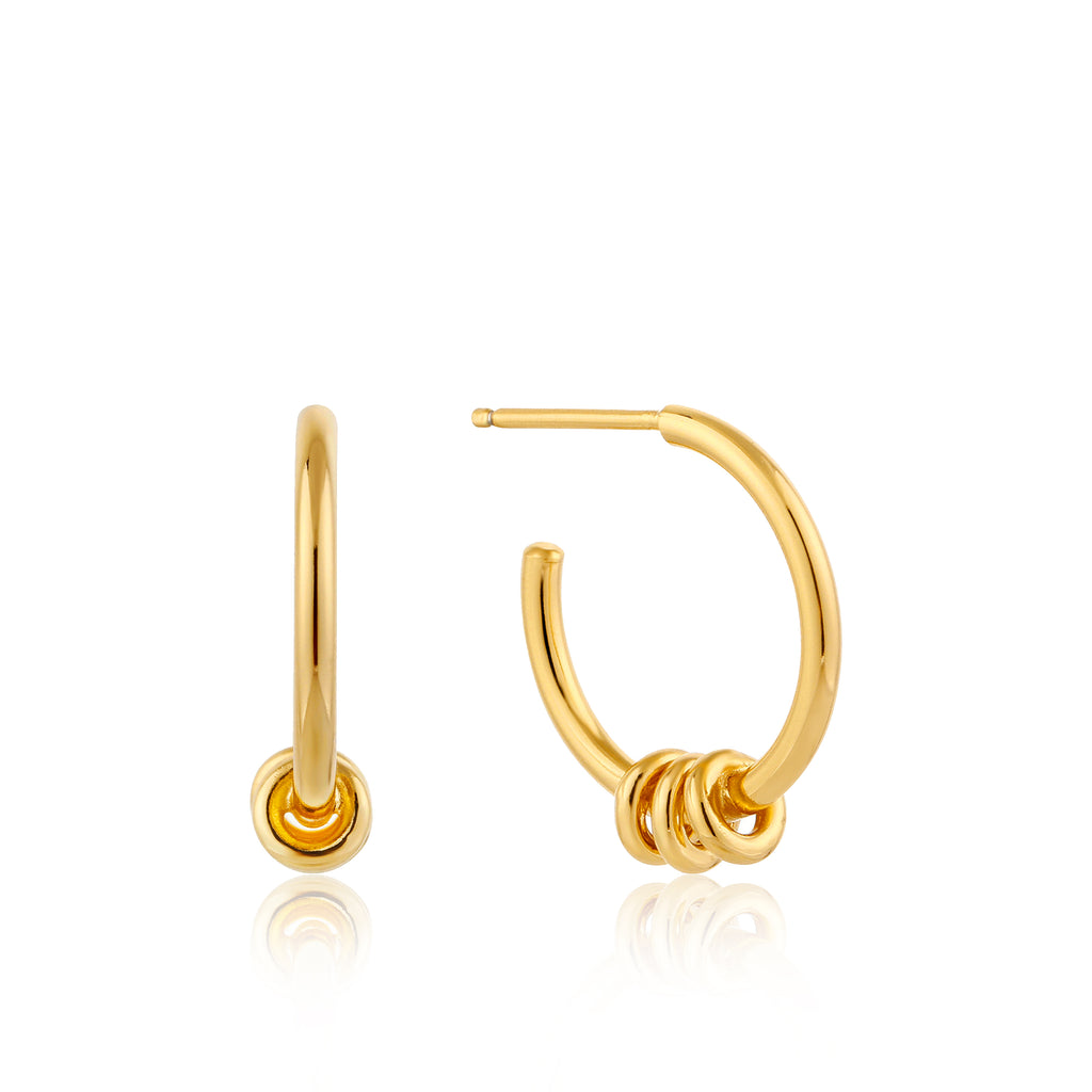 modern hoop earrings