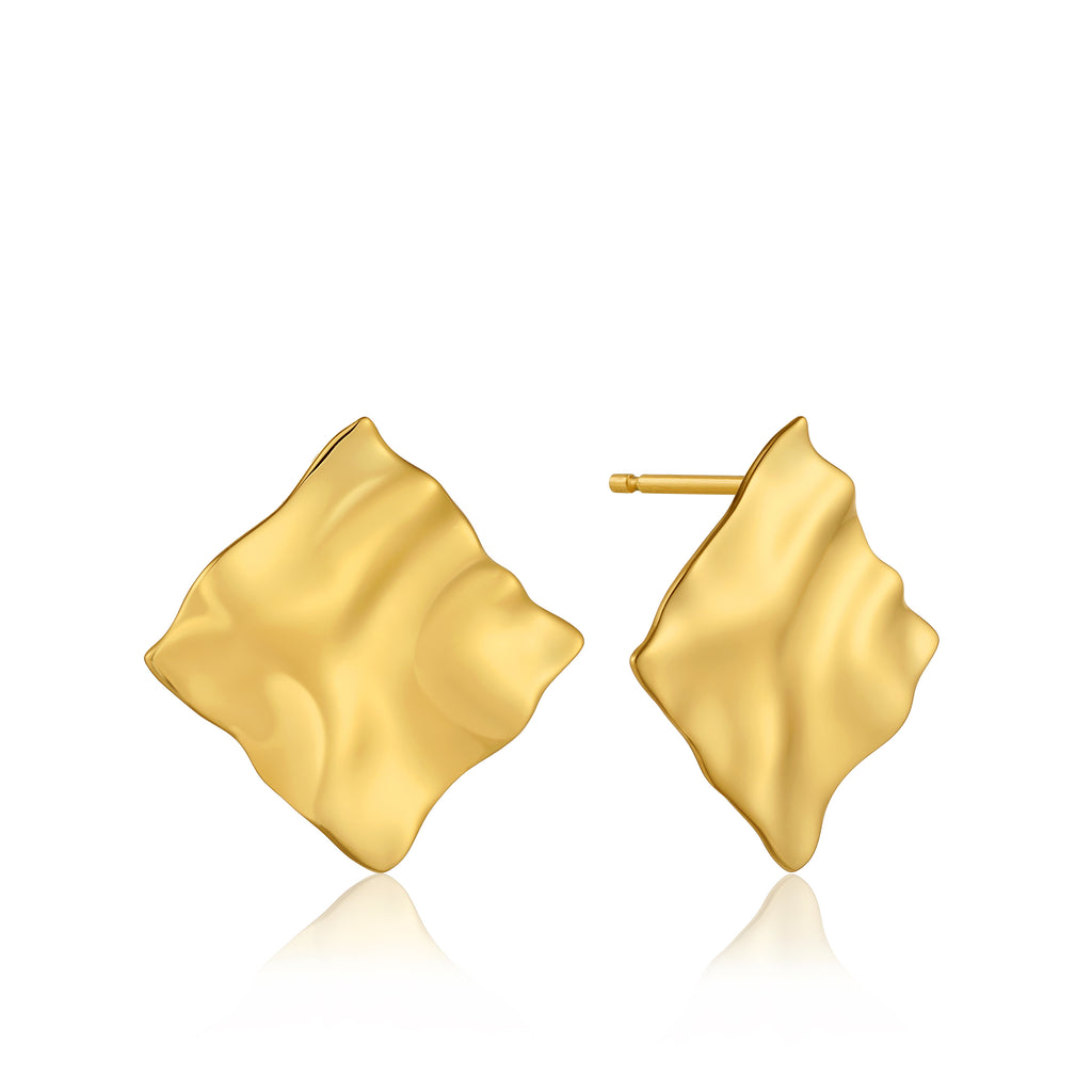 crush square stud earrings