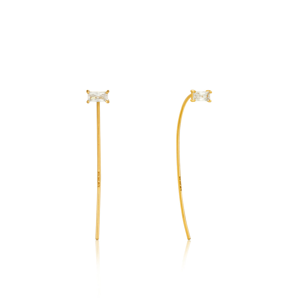 glow solid drop earrings