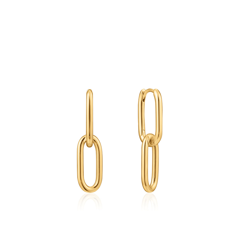 cable link earrings