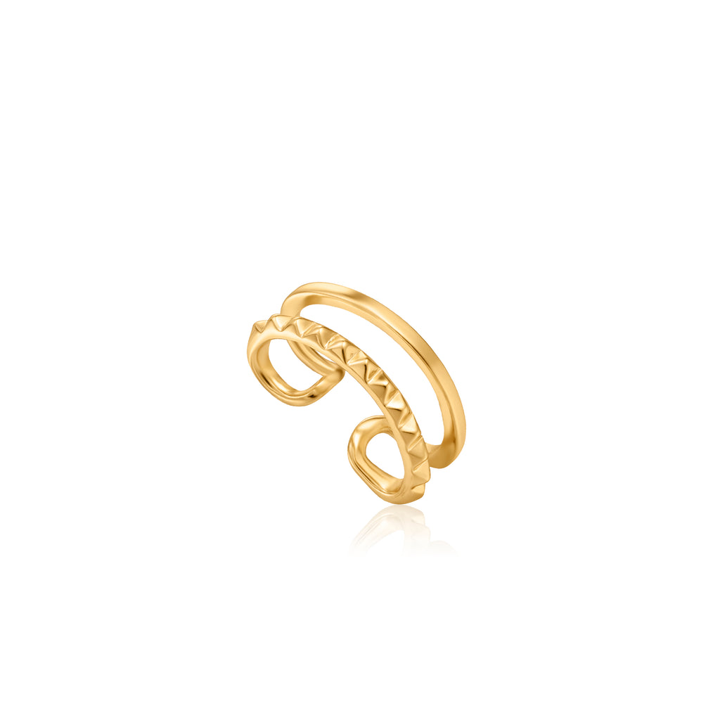 gold spike cuff