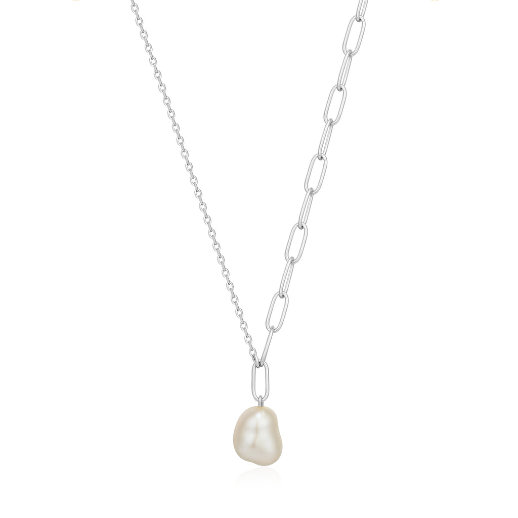 pearl chunky necklace