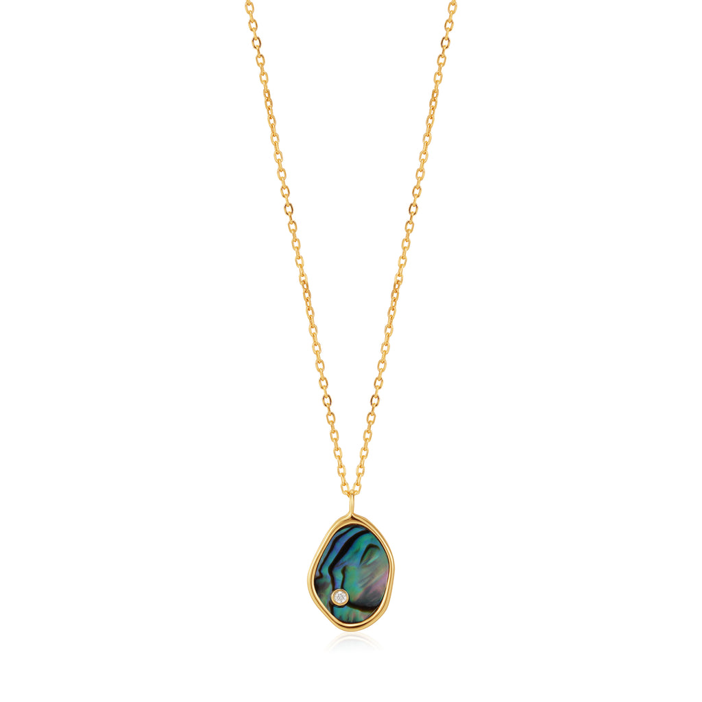 tidal abalone necklace