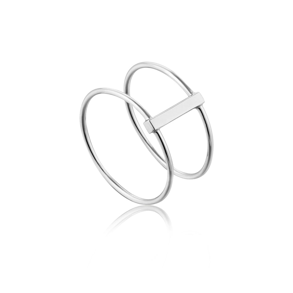 modern double ring