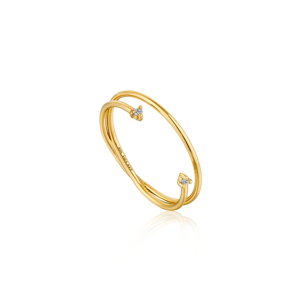 shimmer double ring