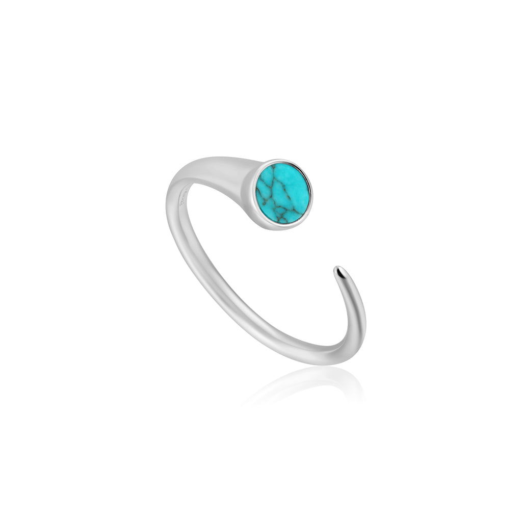 turquoise claw ring