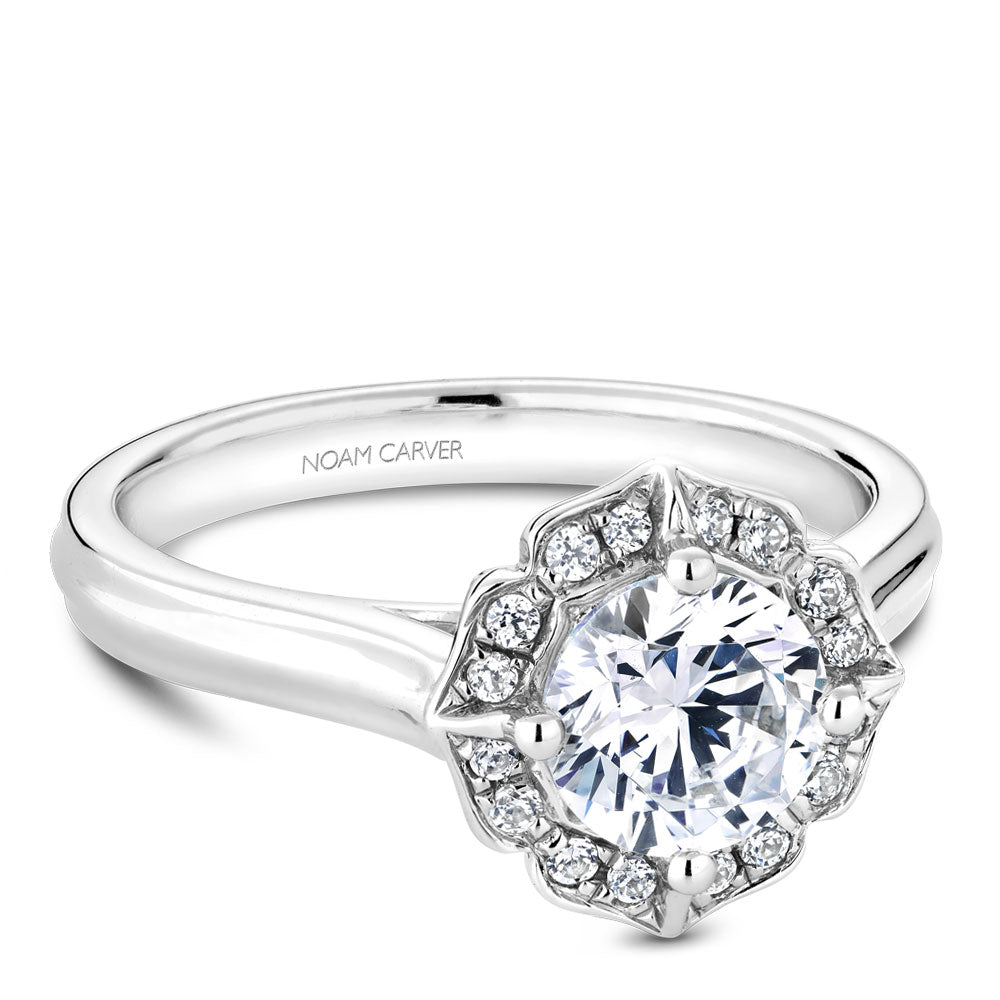 noam carver engagement ring - r030-01ws-100a