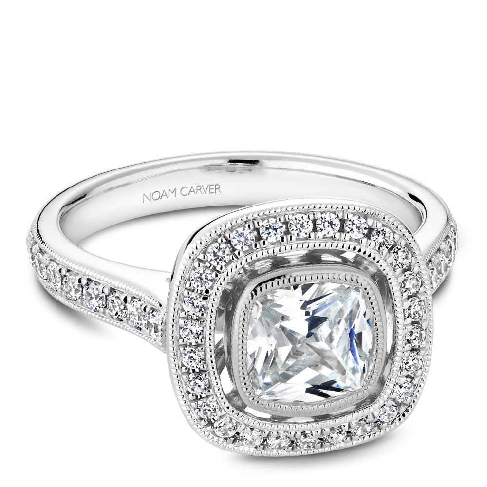 noam carver engagement ring - r040-03ws-fcya