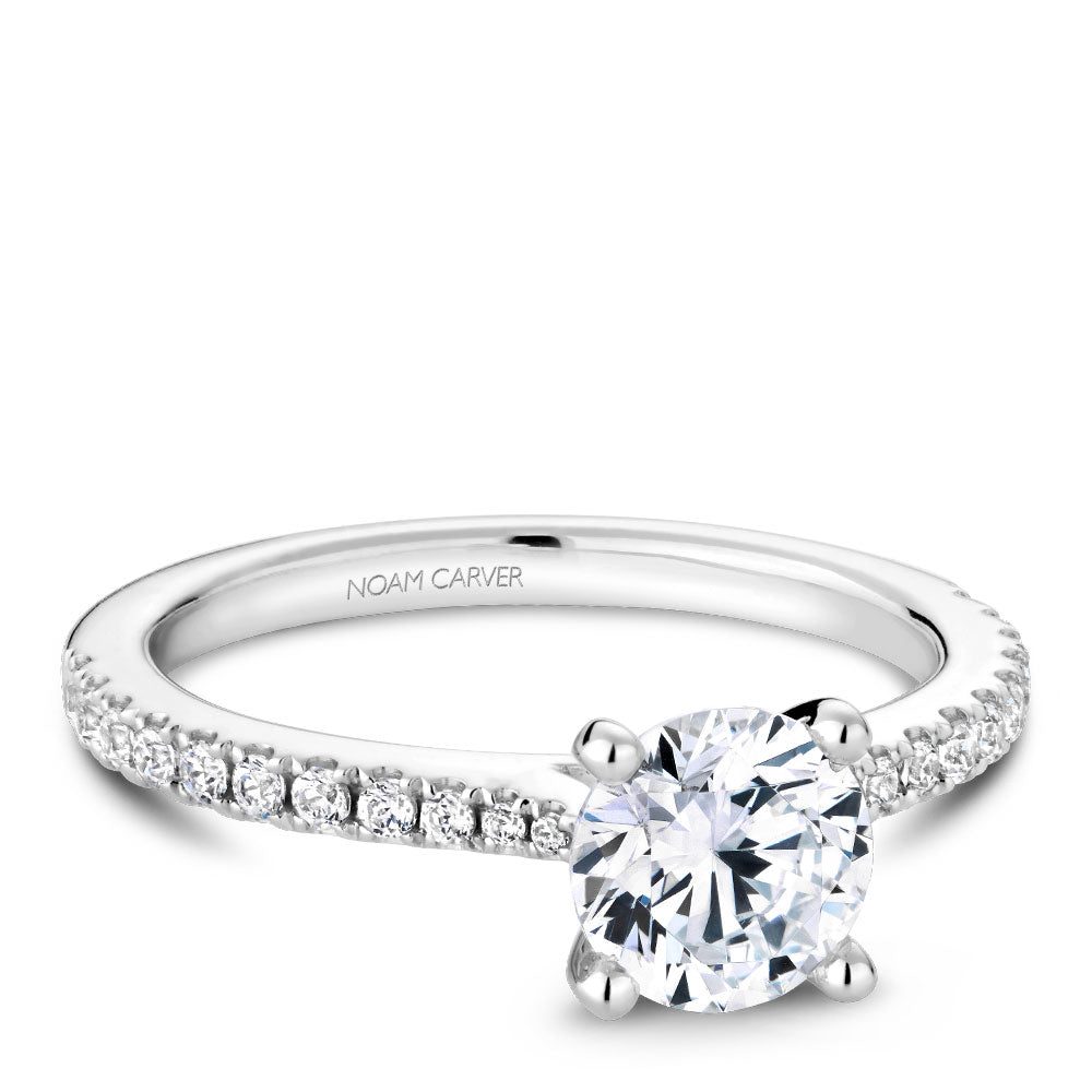noam carver engagement ring - r046-01ws-100a