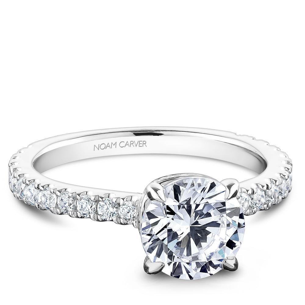 noam carver engagement ring - r059-01ws-100a