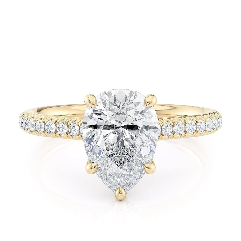 MICHAEL M Engagement Rings 18K Yellow Gold Crown R798-2 R798-2
