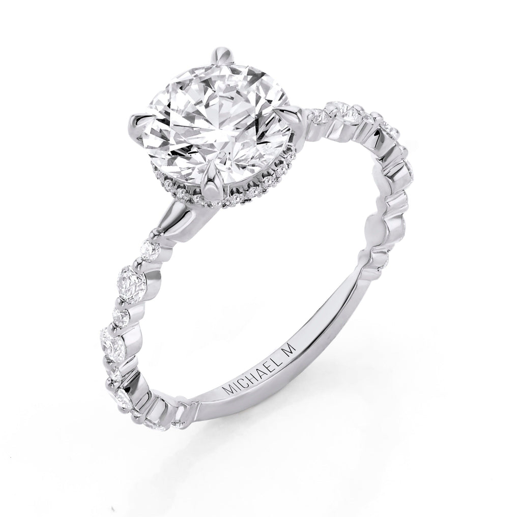 MICHAEL M Engagement Rings Crown R803-2